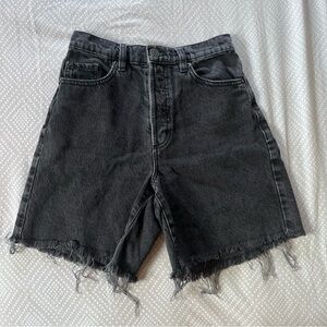 garage denim shorts
